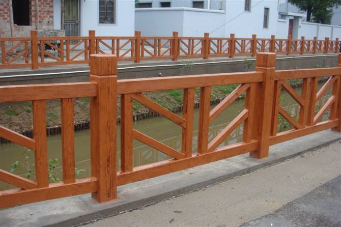 重庆仿木纹栏杆